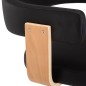 vidaXL Barhocker 2 Stk. Schwarz Bugholz und Kunstleder vidaXL Barhocker 2 Stk. Schwarz Bugholz und Kunstleder