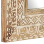 vidaXL Spiegel Handgeschnitzt 50x50x2,6 cm Massivholz Mango vidaXL Spiegel Handgeschnitzt 50x50x2,6 cm Massivholz Mango