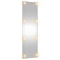 vidaXL Wandspiegel mit LED-Leuchten 30x100 cm Glas Rechteckig vidaXL Wandspiegel mit LED-Leuchten 30x100 cm Glas Rechteckig