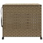 vidaXL Wäschekorb mit Rollen 66x35x60 cm Rattan vidaXL Wäschekorb mit Rollen 66x35x60 cm Rattan