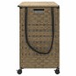 vidaXL Wäschekorb mit Rollen 66x35x60 cm Rattan vidaXL Wäschekorb mit Rollen 66x35x60 cm Rattan