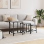 vidaXL Satztische 3 Stk. Grau Sonoma Holzwerkstoff vidaXL Satztische 3 Stk. Grau Sonoma Holzwerkstoff