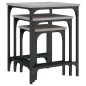 vidaXL Satztische 3 Stk. Grau Sonoma Holzwerkstoff vidaXL Satztische 3 Stk. Grau Sonoma Holzwerkstoff