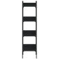 vidaXL Bücherregal 4 Böden Schwarz 35x30x138,5 cm Holzwerkstoff vidaXL Bücherregal 4 Böden Schwarz 35x30x138,5 cm Holzwerkstoff