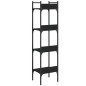 vidaXL Bücherregal 4 Böden Schwarz 35x30x138,5 cm Holzwerkstoff vidaXL Bücherregal 4 Böden Schwarz 35x30x138,5 cm Holzwerkstoff