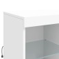 vidaXL Sideboard mit LED-Leuchten Weiß 202x37x100 cm vidaXL Sideboard mit LED-Leuchten Weiß 202x37x100 cm