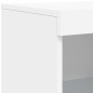 vidaXL Sideboard mit LED-Leuchten Weiß 181,5x37x100 cm vidaXL Sideboard mit LED-Leuchten Weiß 181,5x37x100 cm
