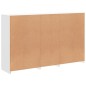 vidaXL Sideboard mit LED-Leuchten Weiß 162x37x100 cm vidaXL Sideboard mit LED-Leuchten Weiß 162x37x100 cm
