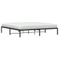 vidaXL Bettgestell Metall Schwarz 200x200 cm vidaXL Bettgestell Metall Schwarz 200x200 cm