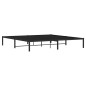 vidaXL Bettgestell Metall Schwarz 200x200 cm vidaXL Bettgestell Metall Schwarz 200x200 cm