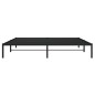 vidaXL Bettgestell Metall Schwarz 200x200 cm vidaXL Bettgestell Metall Schwarz 200x200 cm