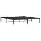 vidaXL Bettgestell Metall Schwarz 200x200 cm vidaXL Bettgestell Metall Schwarz 200x200 cm
