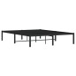 vidaXL Bettgestell Metall Schwarz 140x190 cm vidaXL Bettgestell Metall Schwarz 140x190 cm