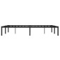 vidaXL Bettgestell Metall Schwarz 140x190 cm vidaXL Bettgestell Metall Schwarz 140x190 cm