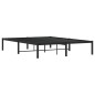 vidaXL Bettgestell Metall Schwarz 140x190 cm vidaXL Bettgestell Metall Schwarz 140x190 cm