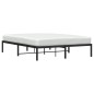 vidaXL Bettgestell Metall Schwarz 150x200 cm vidaXL Bettgestell Metall Schwarz 150x200 cm