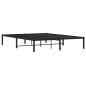 vidaXL Bettgestell Metall Schwarz 150x200 cm vidaXL Bettgestell Metall Schwarz 150x200 cm