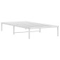 vidaXL Bettgestell Metall Weiß 107x203 cm vidaXL Bettgestell Metall Weiß 107x203 cm
