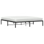 vidaXL Bettgestell Metall Schwarz 183x213 cm vidaXL Bettgestell Metall Schwarz 183x213 cm