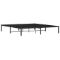 vidaXL Bettgestell Metall Schwarz 183x213 cm vidaXL Bettgestell Metall Schwarz 183x213 cm