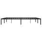 vidaXL Bettgestell Metall Schwarz 183x213 cm vidaXL Bettgestell Metall Schwarz 183x213 cm