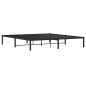 vidaXL Bettgestell Metall Schwarz 183x213 cm vidaXL Bettgestell Metall Schwarz 183x213 cm