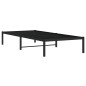 vidaXL Bettgestell Metall Schwarz 90x200 cm vidaXL Bettgestell Metall Schwarz 90x200 cm