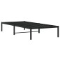 vidaXL Bettgestell Metall Schwarz 90x200 cm vidaXL Bettgestell Metall Schwarz 90x200 cm