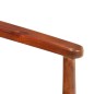 vidaXL Sessel Schwarz Echtleder und Massivholz Akazie vidaXL Sessel Schwarz Echtleder und Massivholz Akazie