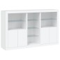 vidaXL Sideboard mit LED-Leuchten Weiß 162x37x100 cm vidaXL Sideboard mit LED-Leuchten Weiß 162x37x100 cm