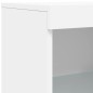 vidaXL Sideboard mit LED-Leuchten Weiß 162x37x100 cm vidaXL Sideboard mit LED-Leuchten Weiß 162x37x100 cm