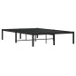 vidaXL Bettgestell Metall Schwarz 120x190 cm vidaXL Bettgestell Metall Schwarz 120x190 cm