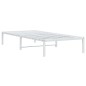 vidaXL Bettgestell Metall Weiß 90x190 cm vidaXL Bettgestell Metall Weiß 90x190 cm