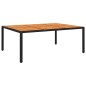 11-tlg. Garten-Essgruppe Poly Rattan Schwarz 11-tlg. Garten-Essgruppe Poly Rattan Schwarz
