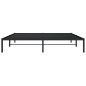 vidaXL Bettgestell Metall Schwarz 180x200 cm vidaXL Bettgestell Metall Schwarz 180x200 cm