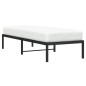 vidaXL Bettgestell Metall Schwarz 75x190 cm vidaXL Bettgestell Metall Schwarz 75x190 cm