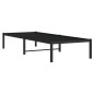 vidaXL Bettgestell Metall Schwarz 75x190 cm vidaXL Bettgestell Metall Schwarz 75x190 cm