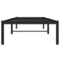 vidaXL Bettgestell Metall Schwarz 75x190 cm vidaXL Bettgestell Metall Schwarz 75x190 cm