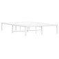 vidaXL Bettgestell Metall Weiß 120x190 cm vidaXL Bettgestell Metall Weiß 120x190 cm