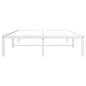 vidaXL Bettgestell Metall Weiß 120x190 cm vidaXL Bettgestell Metall Weiß 120x190 cm