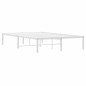 vidaXL Bettgestell Metall Weiß 120x190 cm vidaXL Bettgestell Metall Weiß 120x190 cm