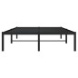 vidaXL Bettgestell Metall Schwarz 120x200 cm vidaXL Bettgestell Metall Schwarz 120x200 cm