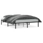 vidaXL Bettgestell Metall Schwarz 160x200 cm vidaXL Bettgestell Metall Schwarz 160x200 cm