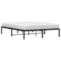 vidaXL Bettgestell Metall Schwarz 160x200 cm vidaXL Bettgestell Metall Schwarz 160x200 cm
