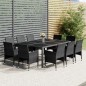 11-tlg. Garten-Essgruppe Poly Rattan Grau 11-tlg. Garten-Essgruppe Poly Rattan Grau