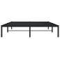 vidaXL Bettgestell Metall Schwarz 160x200 cm vidaXL Bettgestell Metall Schwarz 160x200 cm