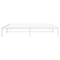 vidaXL Bettgestell Metall Weiß 193x203 cm vidaXL Bettgestell Metall Weiß 193x203 cm