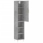 vidaXL Highboard Betongrau 34,5x34x180 cm Holzwerkstoff vidaXL Highboard Betongrau 34,5x34x180 cm Holzwerkstoff