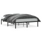 vidaXL Bettgestell Metall Schwarz 135x190 cm vidaXL Bettgestell Metall Schwarz 135x190 cm