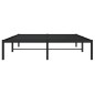 vidaXL Bettgestell Metall Schwarz 135x190 cm vidaXL Bettgestell Metall Schwarz 135x190 cm